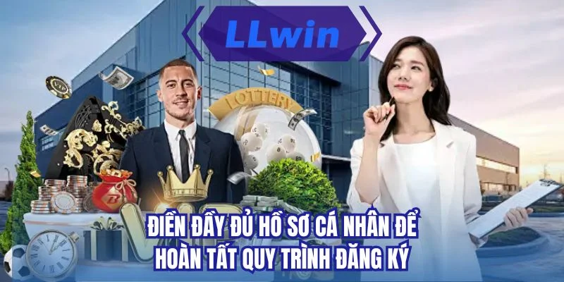 Điền đầy đủ hồ sơ cá nhân để hoàn tất quy trình đăng ký