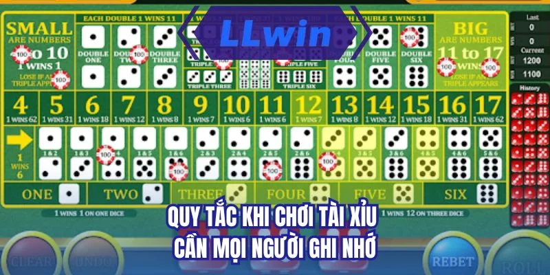 Quy tắc khi chơi tài xỉu cần mọi người ghi nhớ 